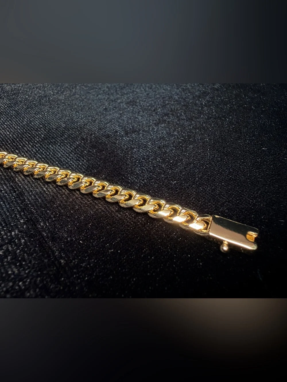 Cuban Bracelet 8in 5.8MM 14K Premium Finish w/Box Lock. Everyday Wear! Brand new